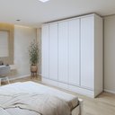 Ver imagem 1 de Guarda Roupa Casal 5 Portas com 9 Gavetas 100% Mdf Urbano