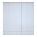 Ver imagem 3 de Guarda Roupa Casal 5 Portas com 9 Gavetas 100% Mdf Urbano