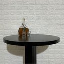 Ver imagem 3 de Mesa Bistrô Fixa de Madeira:preto