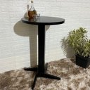 Ver imagem 2 de Mesa Bistrô Fixa de Madeira:preto
