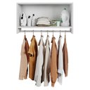 Ver imagem 4 de Armário Multiuso Aéreo Cabideiro Grécia L03 - Lyam Decor