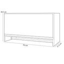 Ver imagem 6 de Armário Multiuso Aéreo Cabideiro Grécia L03 - Lyam Decor