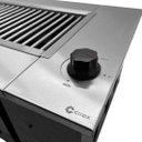 Ver imagem 7 de Churrasqueira À Gás de Embutir com Tampa Abafador Profissional Aço Inox Cozix