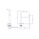 Ver imagem 3 de Bica Deca You de Mesa Pequena para Cuba e Lavatorio Quadrada Inox - Deca Deca Metais
