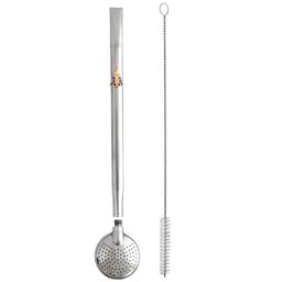 Bomba De Chimarrão Tereré Aço Inox 23cm Com Rosca Pingente Nossa Senhora - 4