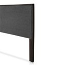 Ver imagem 5 de Cabeceira Cama Box Queen 1,60m Estofada Aruba Linho Marrom Escuro