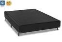 Ver imagem 3 de Cama Box Casal + Colchão Espuma D33 com EPS Acolchões Suede 70x138x188:Preto