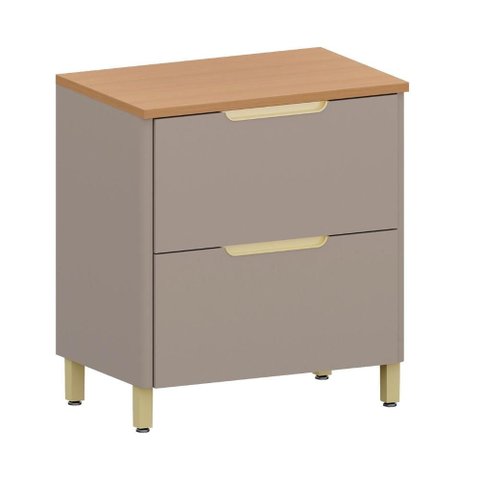 Balcão Lúmina 80cm com 1 Porta e 1 Gavetão Cor:cinnamon