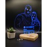 Luminária Personalizada Spotify com Foto e Base de Pinus Atelie Madeira Luminária Personalizada Spot - 3