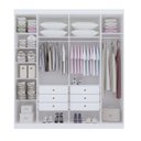 Ver imagem 6 de Guarda-Roupa Grande Casal 6 Portas 6 Gavetas 2,20m Frente 100% MDF Vermont