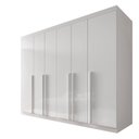 Ver imagem 3 de Guarda-Roupa Grande Casal 6 Portas 6 Gavetas 2,20m Frente 100% MDF Vermont