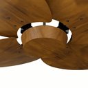 Ver imagem 2 de Ventilador de Teto Com Controle Remoto Natuvent Dahlia No Light 4 Pás Madeira Imbuia 127v