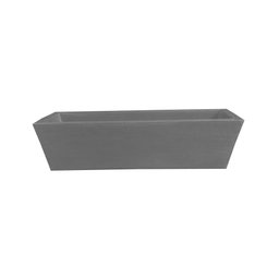 Kit 3 Vasos para plantar Horta Suculenta Temperos com suporte 50cm Polietileno BGPLASTICOS V22 CINZA - 2