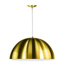 Ver imagem 2 de Pendente Meia Bola 30 Dourado Sala Cozinha Churrasqueira