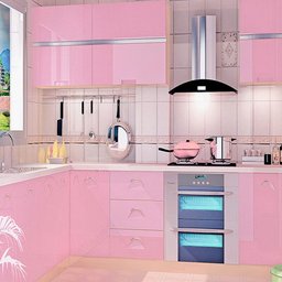 Kit 10 Metros de Papel de Parede Lavavel Alto Brilho Rosa Unico - 5