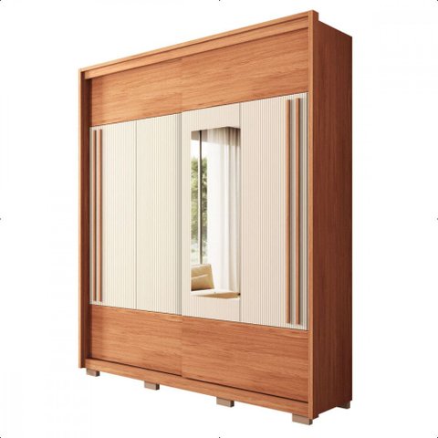 Roupeiro Coliseu Lux 1.8 com 2 Portas de Correr Caemmun
