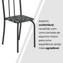 Ver imagem 4 de Kit 4 Cadeiras Tubular 89x37x42 cm Ane B Preto