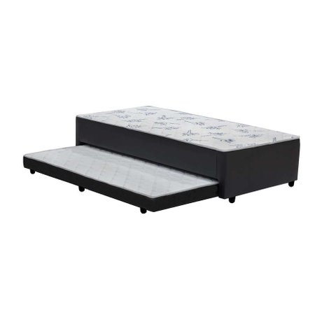 Cama Box Conugada D28 Solteiro com Cama Auxiliar Bicama