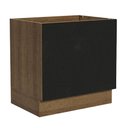 Ver imagem 6 de Balcão para Forno de Embutir 80 X 60 Cm sem Tampo Agata, Glamy, Stella Madesa Rustic/preto