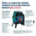 Ver imagem 6 de Nível Laser Verde Bosch Gcl 2-15 G 15m com Pontos de Prumo
