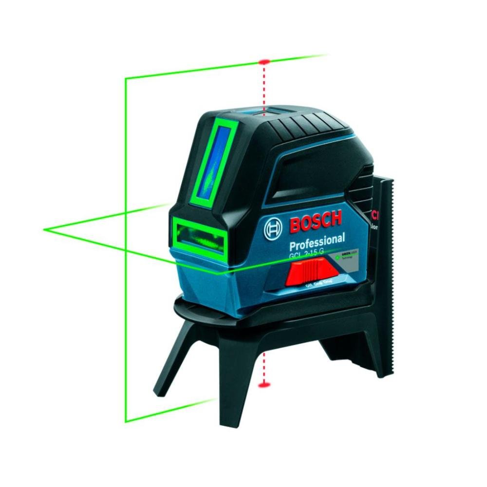 Nível Laser Verde Bosch Gcl 2-15 G 15m com Pontos de Prumo - 3