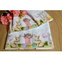 Ver imagem 2 de Kit Pano de Pratos Tema Páscoa 2 Pçs - Coelhos Bota