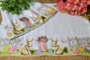 Ver imagem 1 de Kit Pano de Pratos Tema Páscoa 2 Pçs - Coelhos Bota