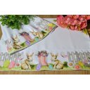 Ver imagem 1 de Kit Pano de Pratos Tema Páscoa 2 Pçs - Coelhos Bota