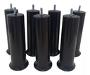Ver imagem 3 de Kit 7 Pés Preto Altura 18cm para Cama Box