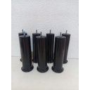 Ver mais imagens de Kit 7 Pés Preto Altura 18cm para Cama Box