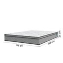 Ver imagem 2 de Colchão Queen UMAFLEX Umaflex Molas Ensacadas Mirage 158x198x24 - Suporta até 120kg por pessoa