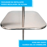 Mesa De Inox Quadrada 60cm Para Piscna Igasol Mesa Inox Q60 - 3