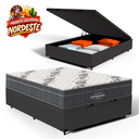 Ver imagem 3 de Cama Box Baú com Colchão de Espuma D33 Ortobom Airtech Ortopillow 100 Casal 138 cm