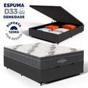 Ver imagem 5 de Cama Box Baú com Colchão de Espuma D33 Ortobom Airtech Ortopillow 100 Casal 138 cm