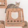 Nicho Casa Arranhador para Gatos Funny Cat São Pet Marrom - 2