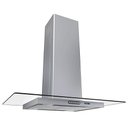 Ver imagem 1 de Coifa Ilha 90cm Vidro Reto Fogatti Inox 220v
