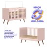 Berço Mini Cama Qencanto Retrô Qmovi Rosa - 4
