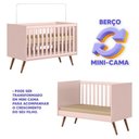 Ver imagem 4 de Berço Mini Cama Qencanto Retrô Qmovi Rosa
