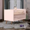 Ver imagem 1 de Berço Mini Cama Qencanto Retrô Qmovi Rosa