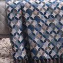 Ver imagem 2 de Manta Decorativa para Sofá Jacquard Turim Azul Fastlar Manta Dupla Face para Sofá 135x200cm