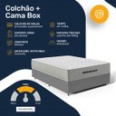 Ver imagem 5 de Cama Box com Colchão de Molas Ensacadas Ortobom One Face Plenno Superpocket Casal 138cm
