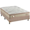 Ver imagem 1 de Cama Box Casal: Colchão Molas Ensacadas Pelmex MasterPocket Night Bambu + Base CRC Suede Clean(138x1