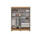 Ver imagem 4 de Guarda Roupa Casal B353 2 Portas Cinamomo/Off White Henn