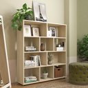 Ver imagem 4 de Estante Livreiro 10 Nichos 109x91 Cm Naturale Arly Naturale