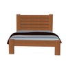 Cama Queen Size Casal Malbec Madeira Maciça Angelim Pedra/tauari Castanho - 5