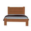 Ver imagem 5 de Cama Queen Size Casal Malbec Madeira Maciça Angelim Pedra/tauari Castanho