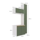 Ver imagem 4 de Conjunto para Banheiro Kappesberg Celeste 5 Peças Branco/verde 116,5cm