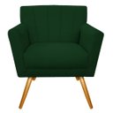 Ver imagem 7 de Kit Diva Recamier Vanessa 185cm Lado Esquerdo e 01 Poltrona Laura Suede Doce Sonho Móveis Verde