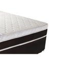 Ver imagem 4 de Cama Box Queen: Colchão Molas Luckspuma MasterPocket Ensacadas Roma + Base CRC Suede Black(158x198)