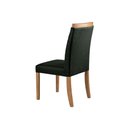Ver imagem 4 de Kit 4 Cadeiras Decorativas Sala de Jantar Luxo Anita Facto Verde - Mozzelar